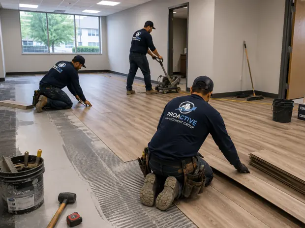Common Area Flooring, Two towers, Edmonton